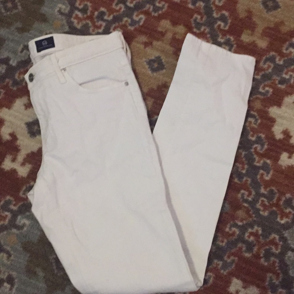 AG White Stilt Jeans